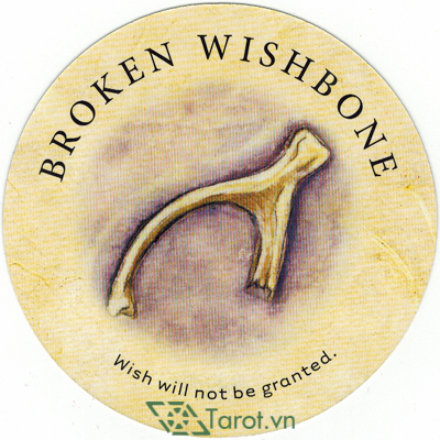 Lá bài Broken Wishbone trong bói bài Tea Leaf